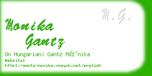 monika gantz business card